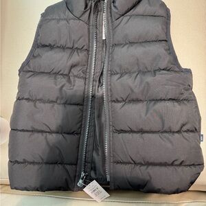 NWT toddler Black Puffer Vest